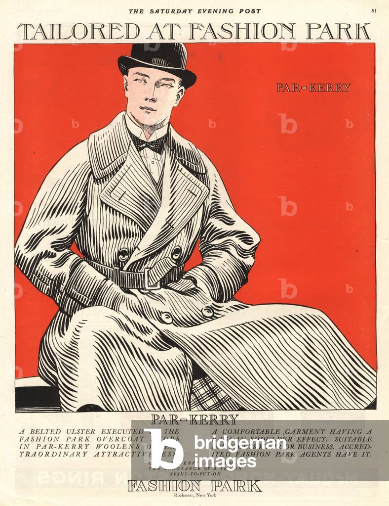 Fashion Park Magazine, advert, USA, 1920s