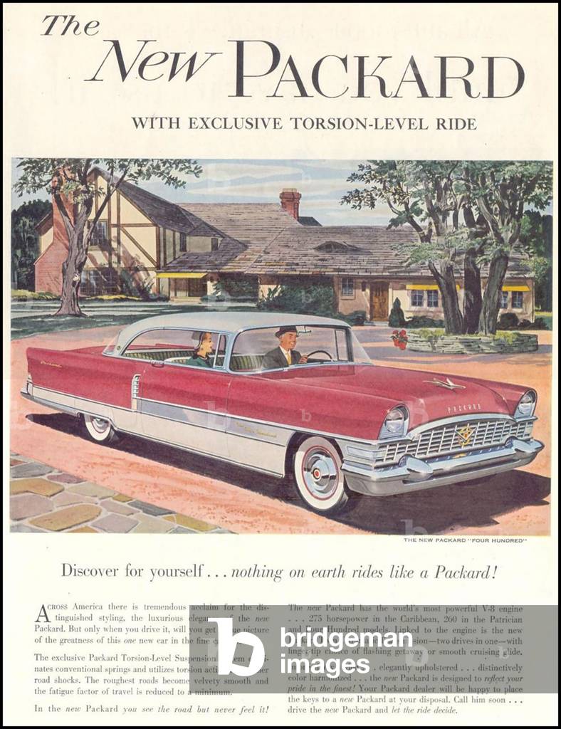 Packard Magazine Advert, USA, 1950s