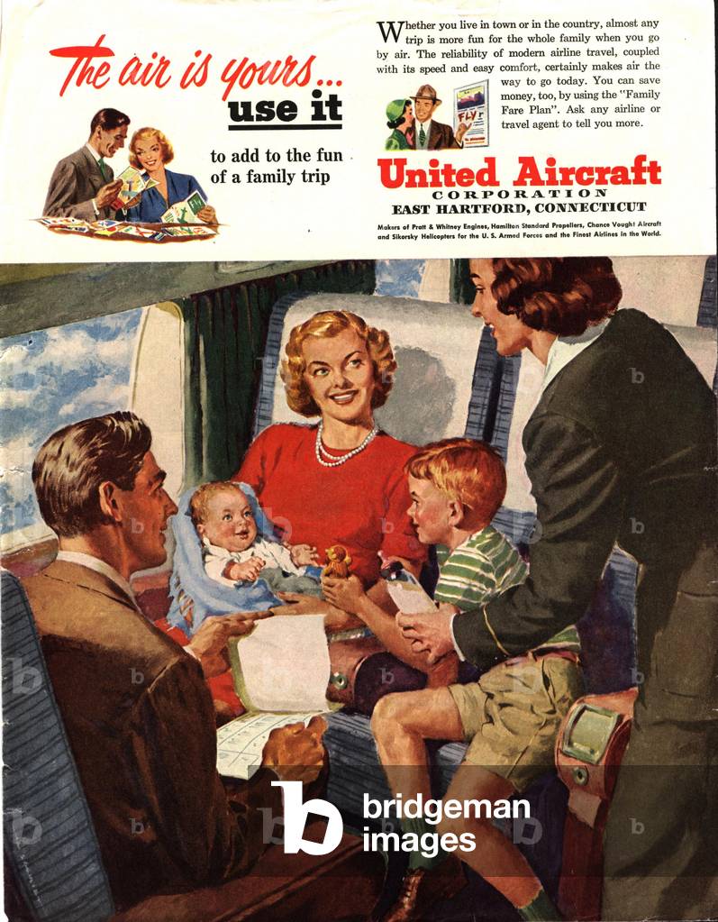 United aircraft, 1950 (print)