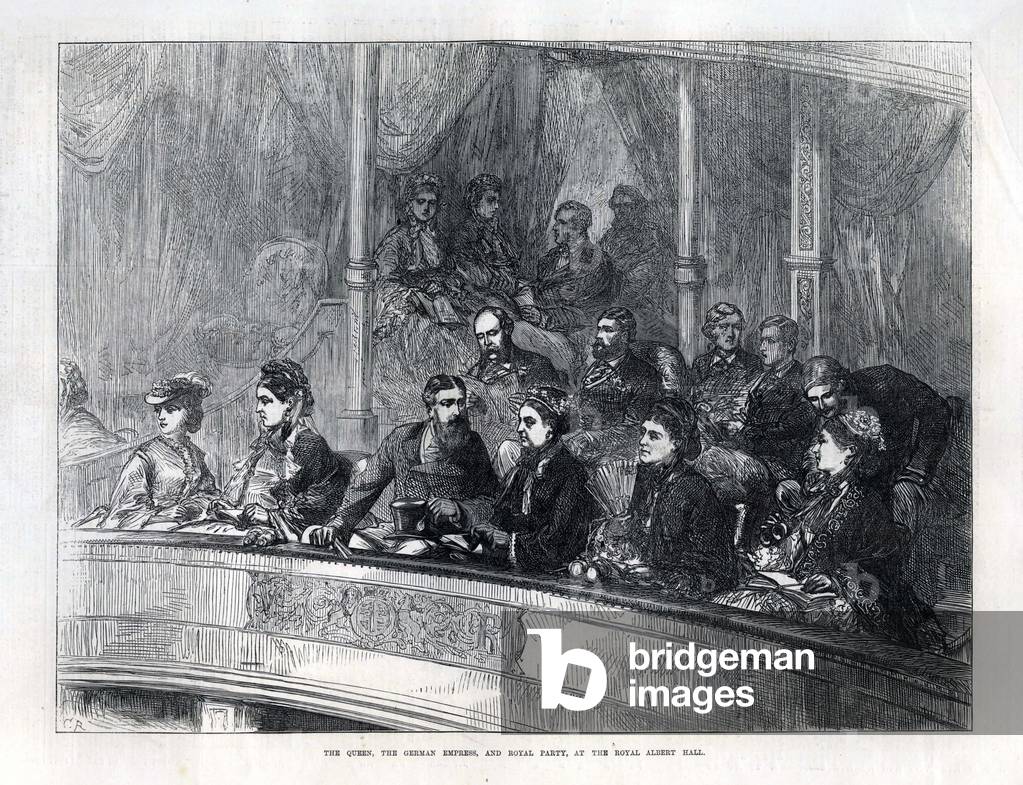 Royal Albert Hall NLI Magazine Plate, UK, 1870s