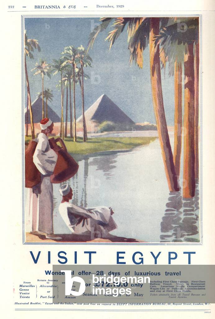 Egypt Magazine, advert, UK, 1920s