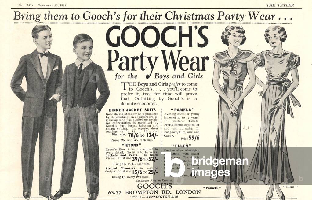 Gooch's Magazine, advert, UK, 1930s