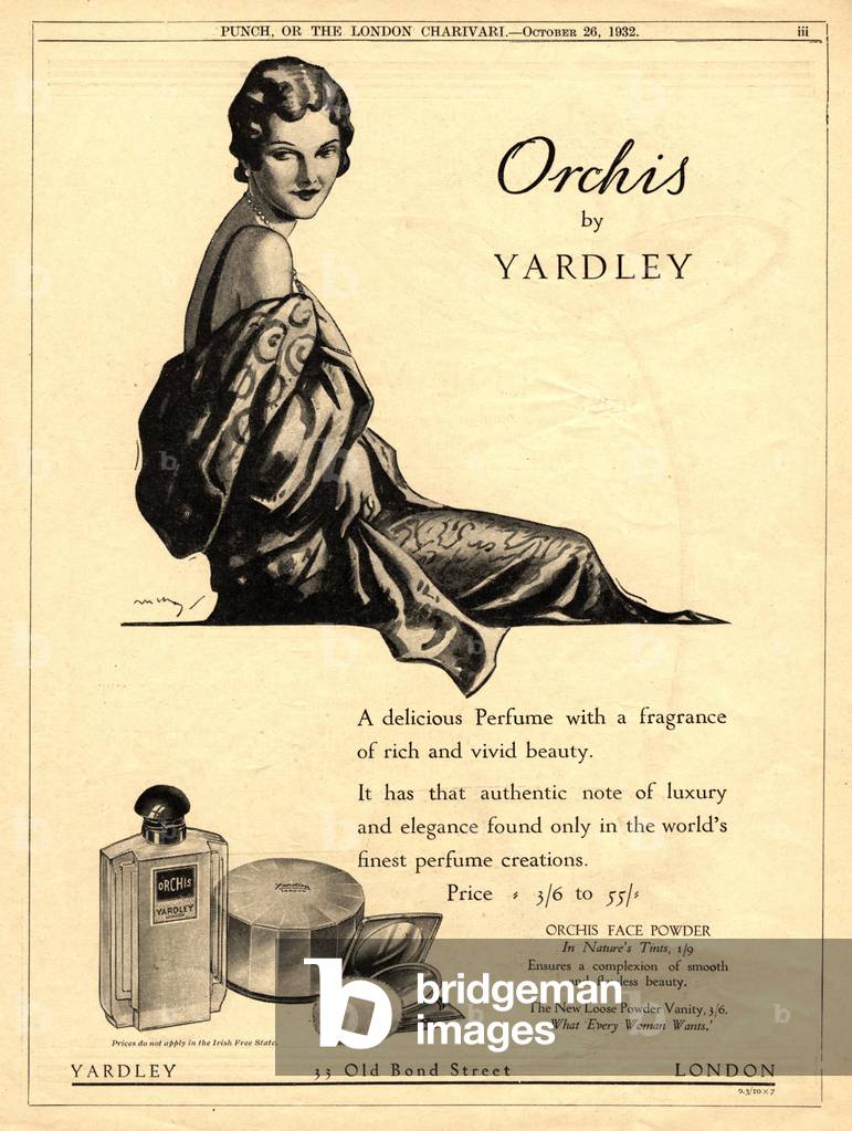 Yardley Magazine, advert, UK, 1930s