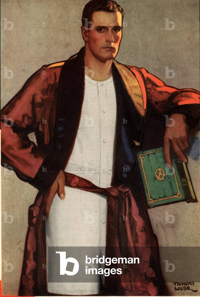 Mens Underwear Magazine Plate, USA, 1930s