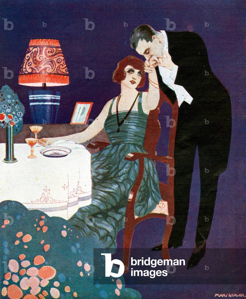 Chivalry, Magazine Plate, Spain, 1920s