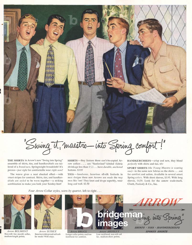 Arrow Magazine, advert, USA, 1940s
