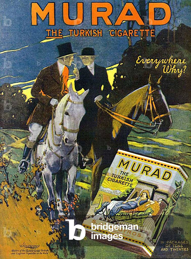 Murad Magazine Advert, USA, 1910s