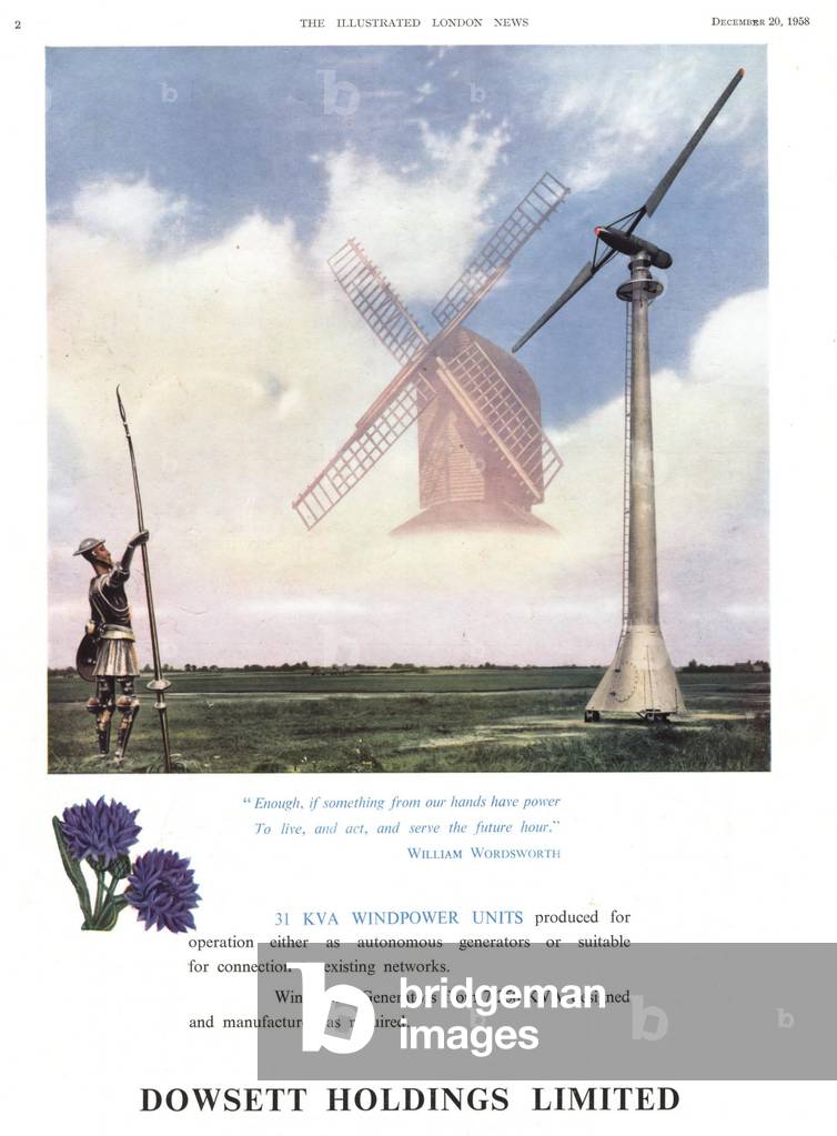 Dowsett Holdings Ltd Magazine, advert, UK, 1950s