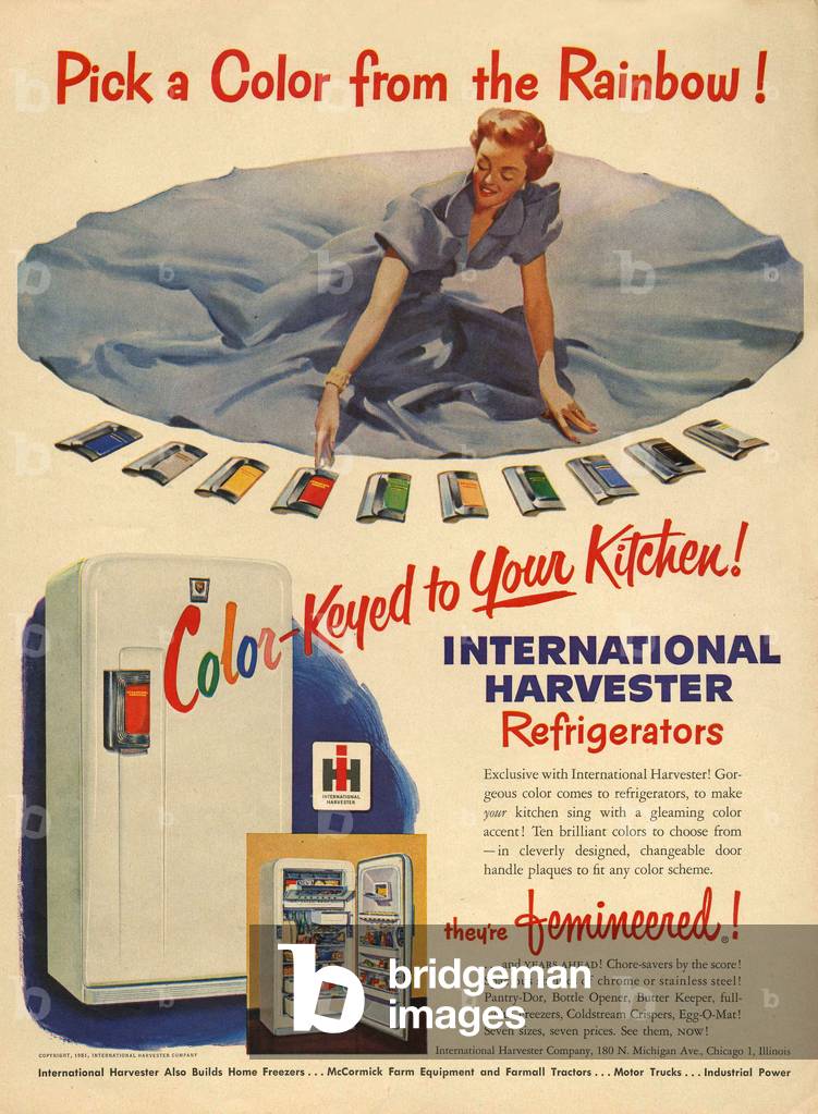 International Harvester Magazine, advert, USA, 1950s