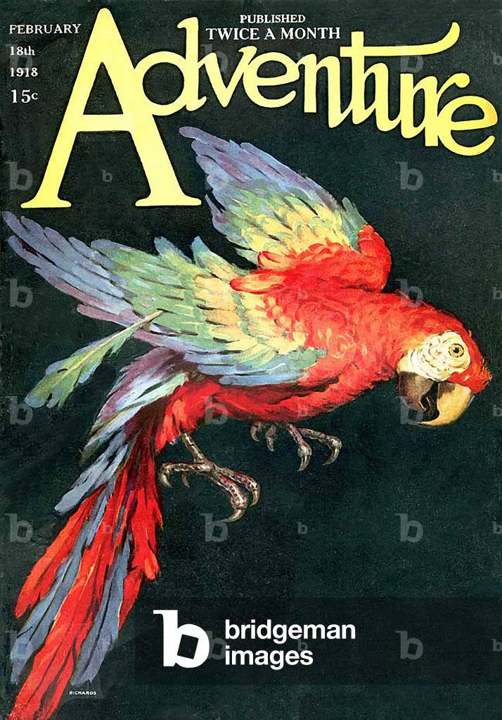 Adventure Magazine Cover, USA, 1910s