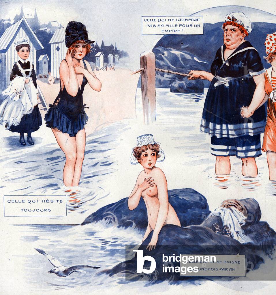 La Vie Parisienne Magazine Plate, France, 1910s (print)