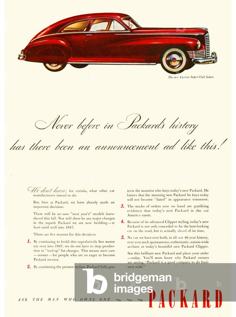Packard, 1950s (print)
