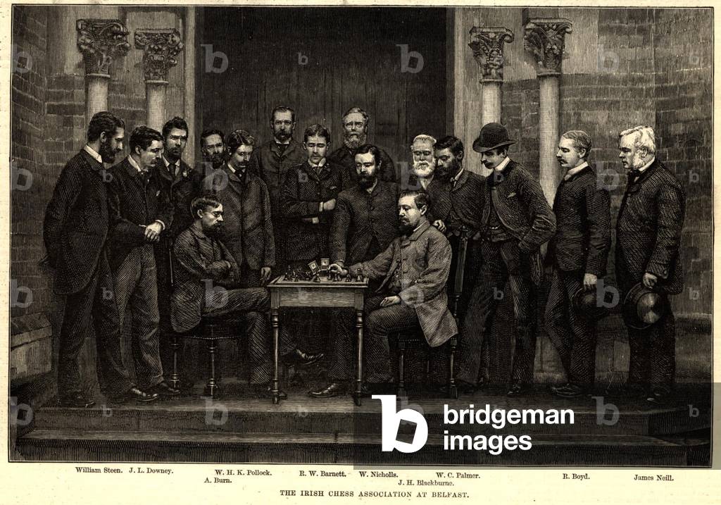 Chess Matches Magazine Plate, UK, 1880s