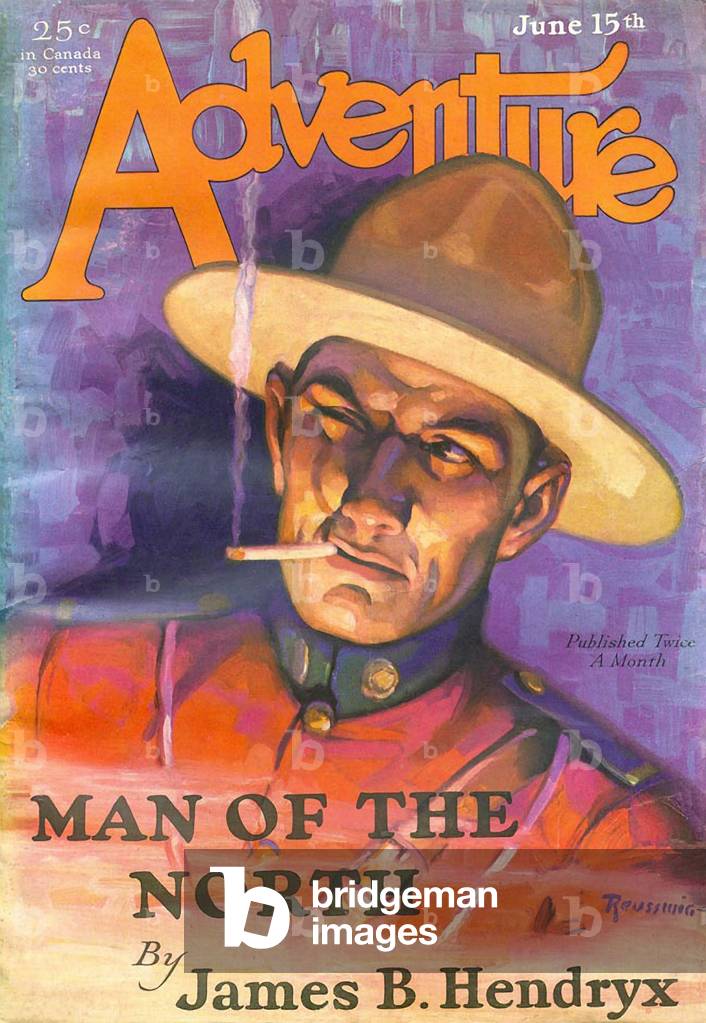 Adventure Magazine Cover, USA, 1920s