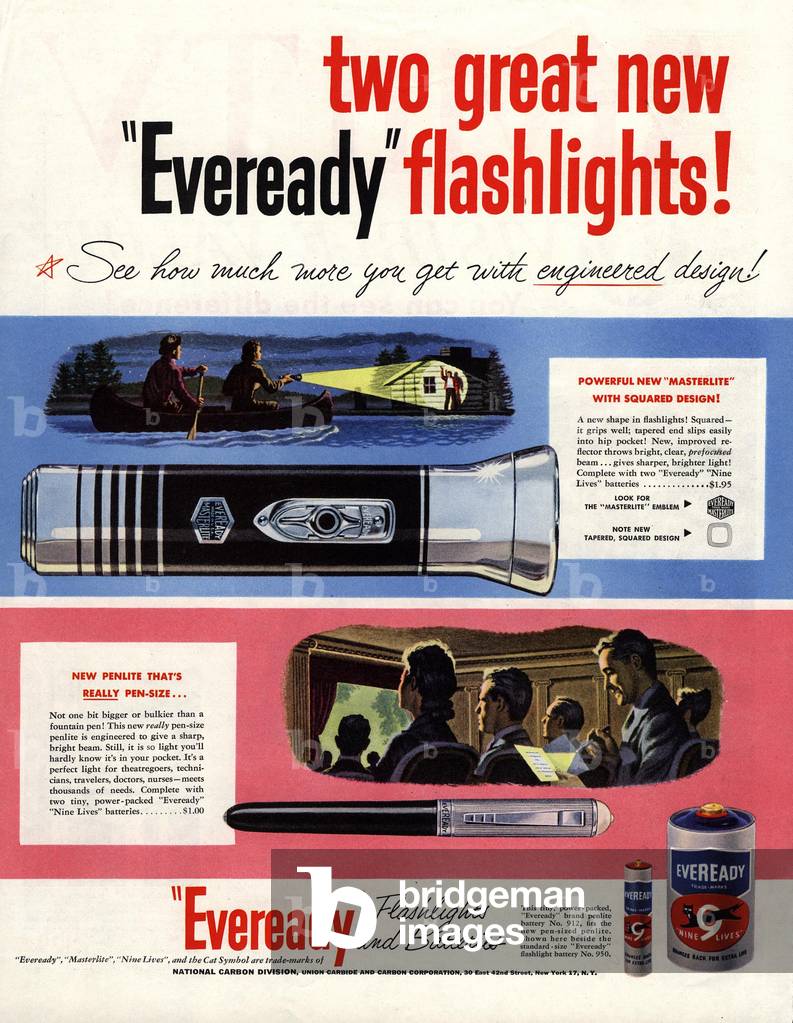 Eveready, 1950s (print)