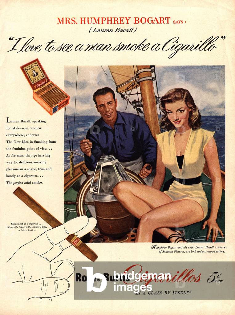Robert Burns Magazine, advert, USA, 1940s