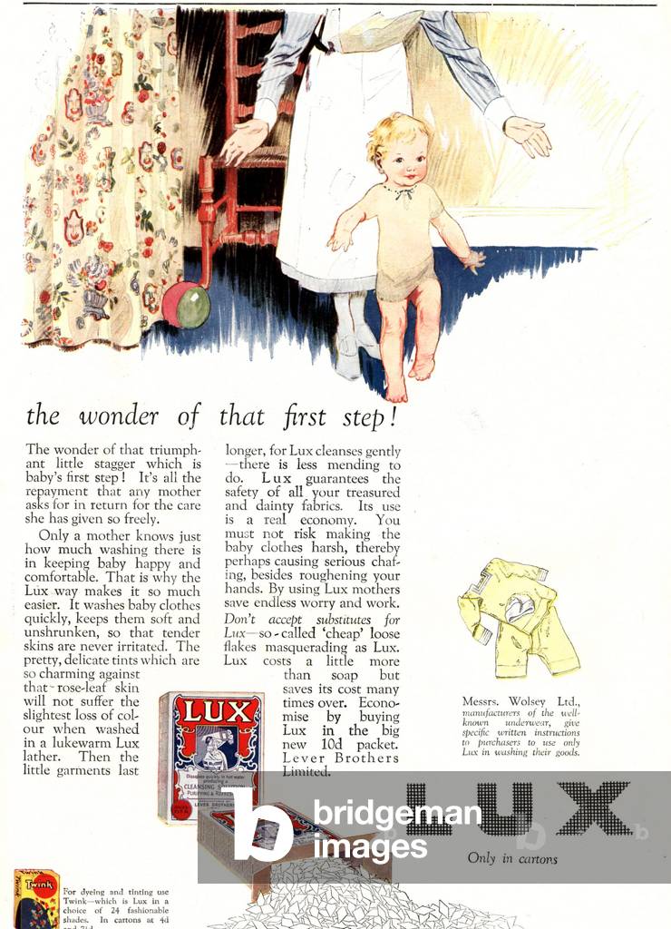 Lux Magazine, advert, UK, 1920s