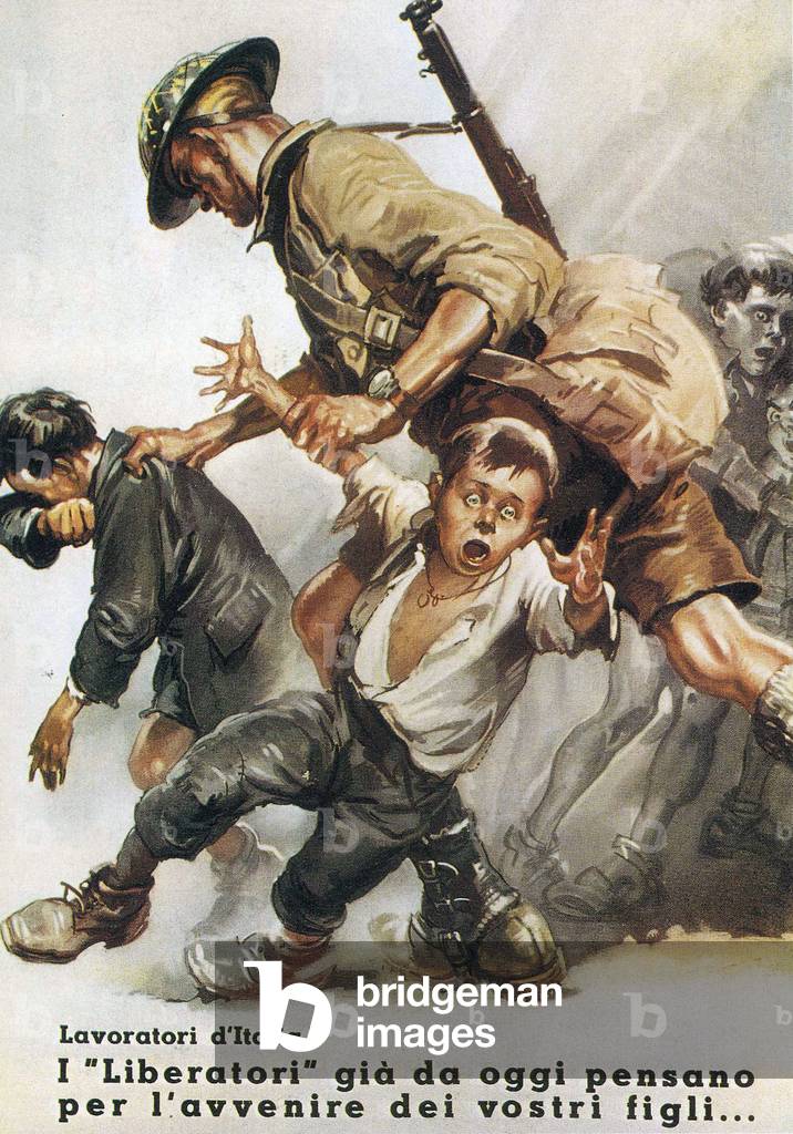 Italian Propaganda Poster, Italy, 1940s