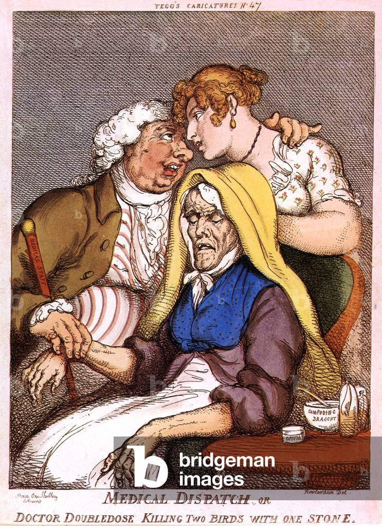 Medican Caricatures Magazine Plate, UK, 1840s & Pre