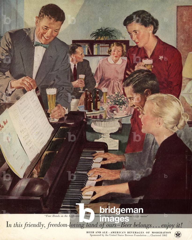 Brewers Foundation Magazine, advert, USA, 1950s