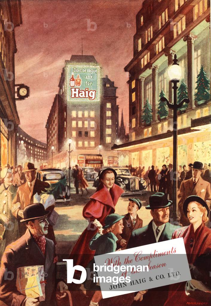 Haig Christmas Magazine, advert, UK, 1930s