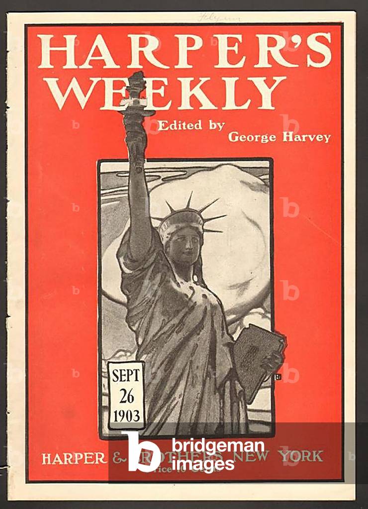 Harper's Weekly Magazine Cover, USA, 1900s