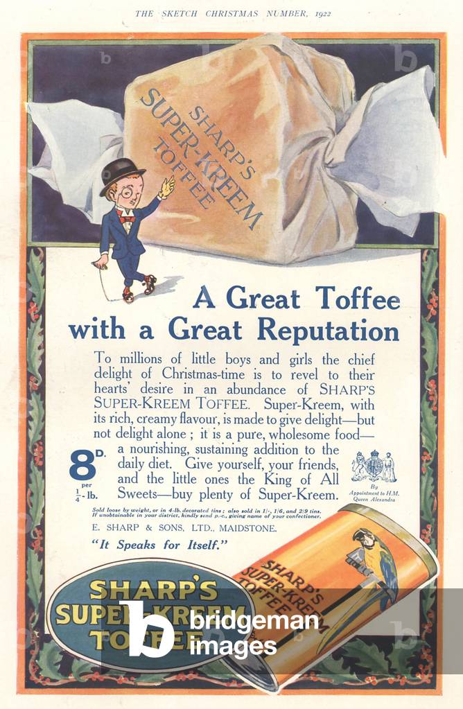Sharp's Toffee Magazine, advert, UK, 1920s
