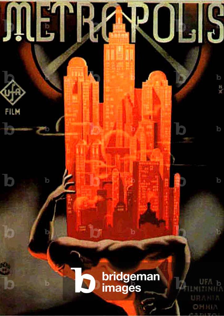 Metropolis Film Poster, USA, 1920s