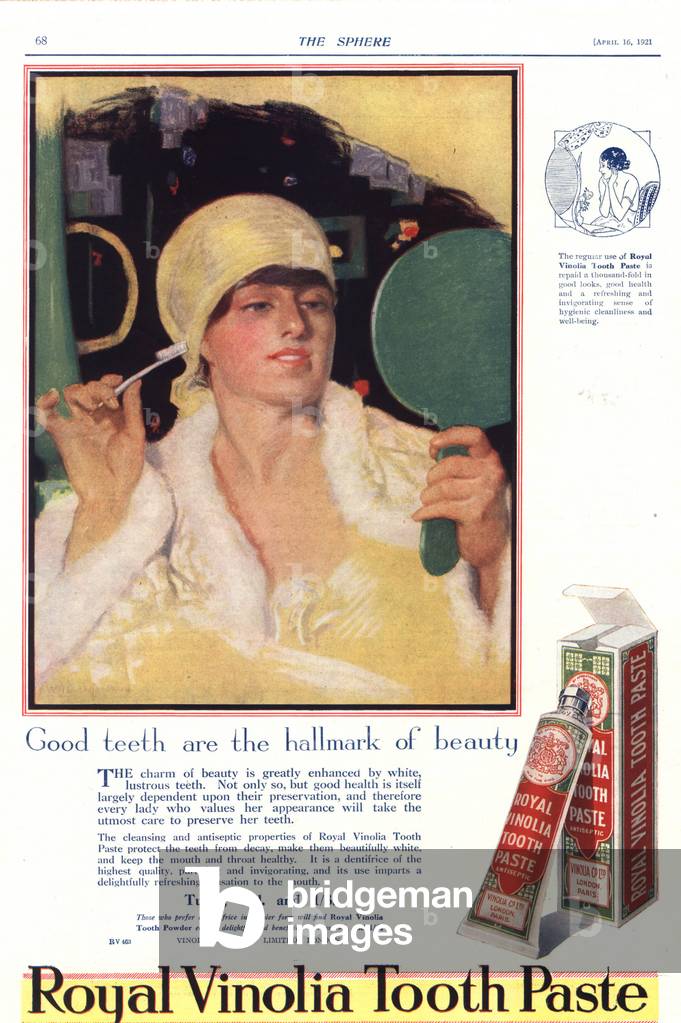 Royal Vinolia Magazine, advert, UK, 1920s