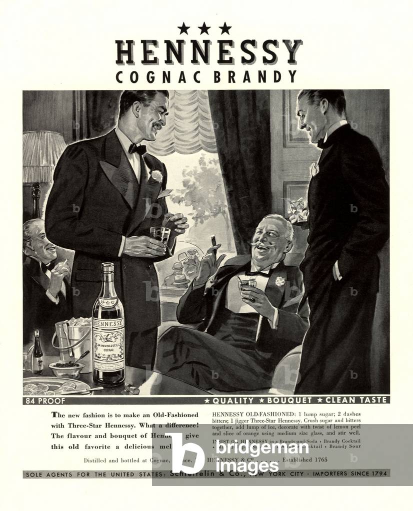 Hennessy Magazine, advert, UK, 1930s