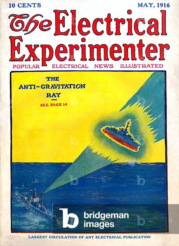 The Electrical Experimenter Magazine Cover, USA, 1910s