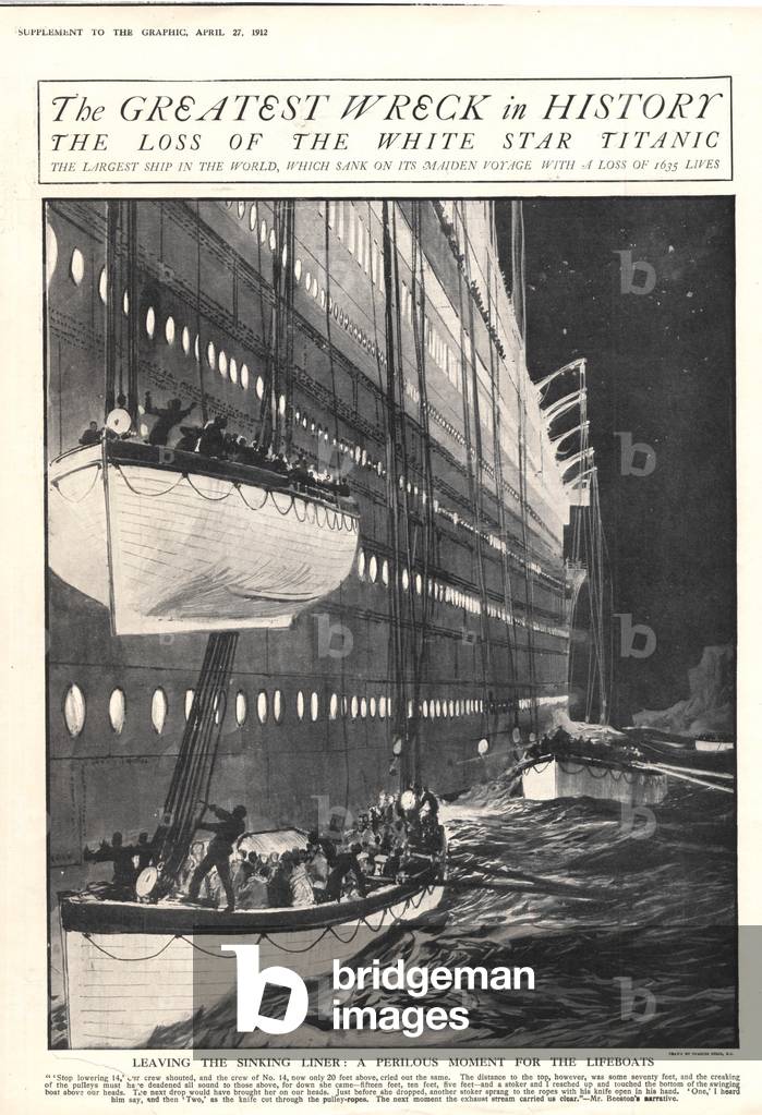 The Titanic Magazine Plate, UK, 1910s