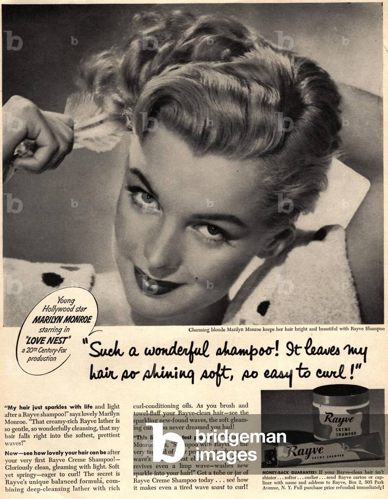 Rayve Magazine, advert, USA, 1951