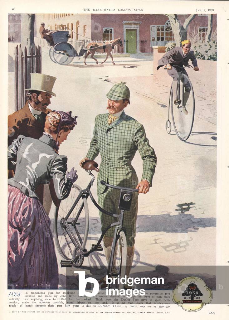 Dunlop Magazine, advert, UK, 1930s