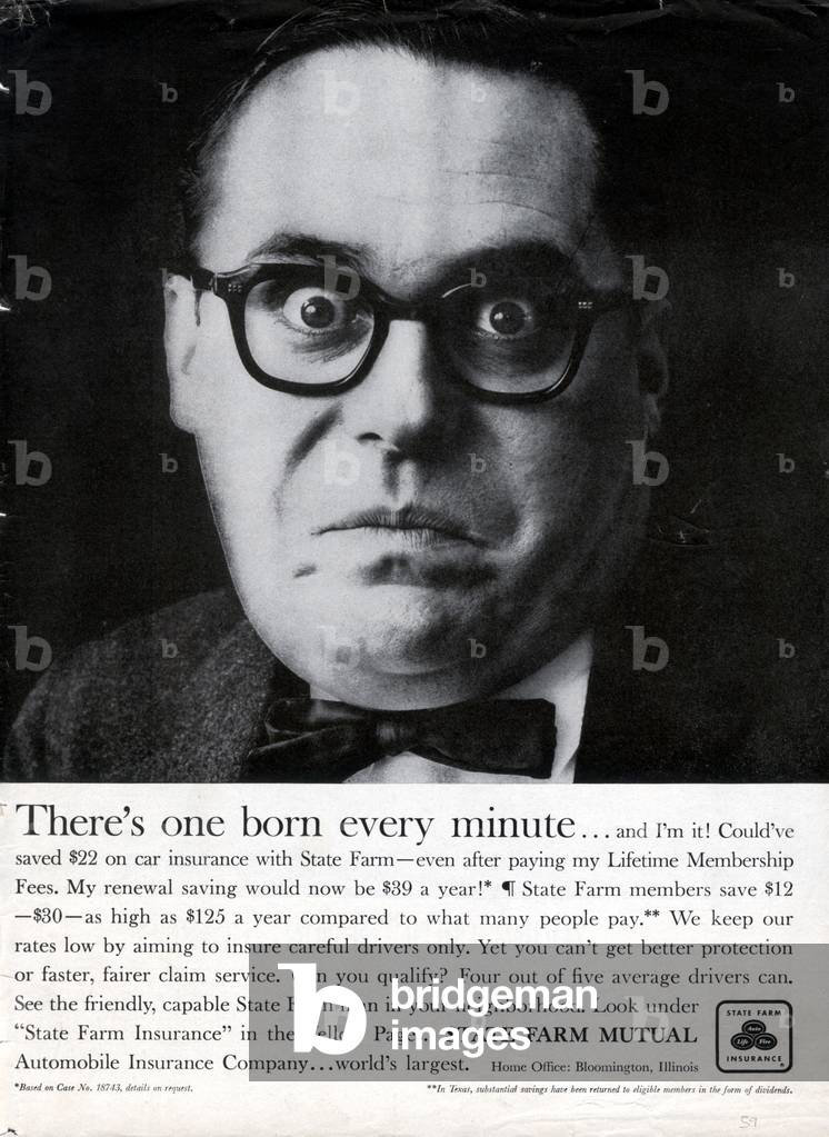 State Farm Mutual Magazine, advert, USA, 1950s