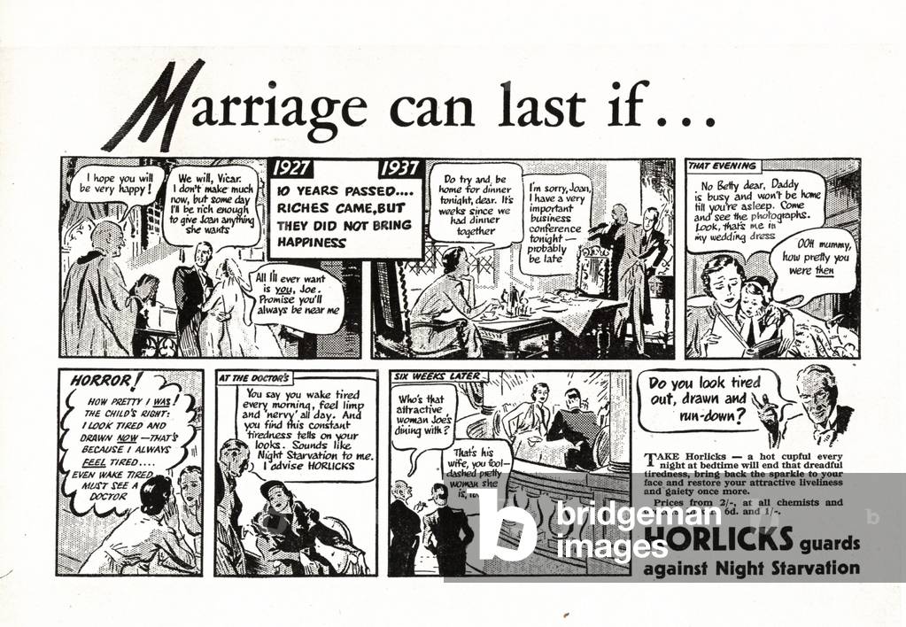 Horlicks Magazine, advert, UK, 1940s