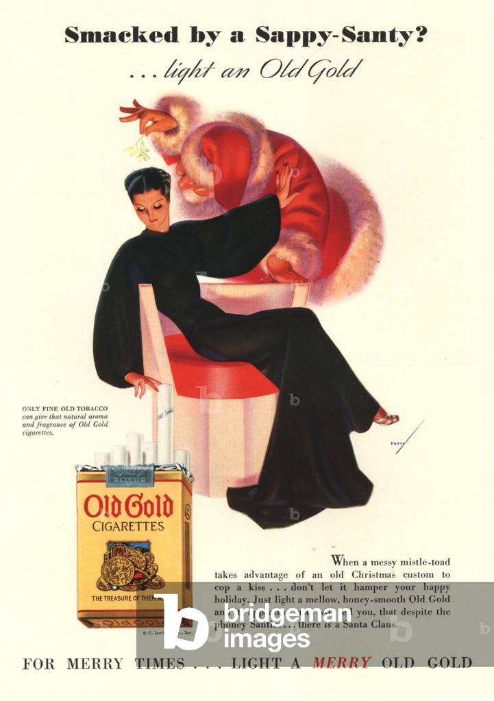 Old Gold cigarettes Magazine, advert, USA, 1920s