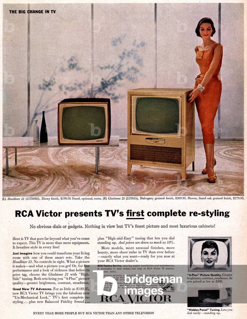 RCA Victor Magazine, advert, USA, 1950s