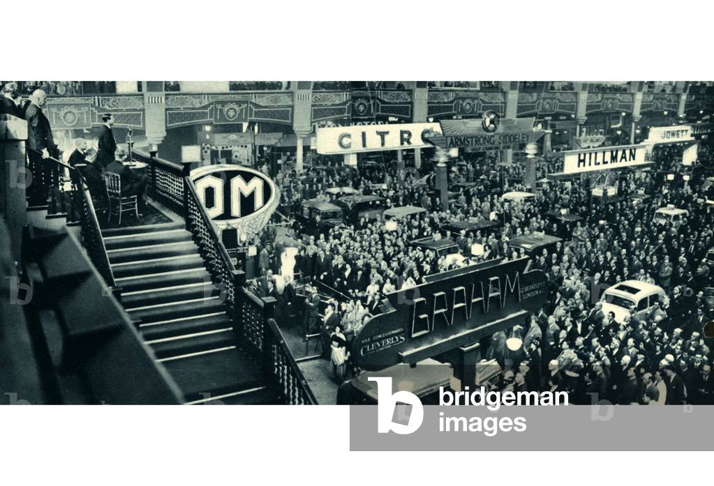 Olympia Motor Show Magazine Plate, UK, 1930s