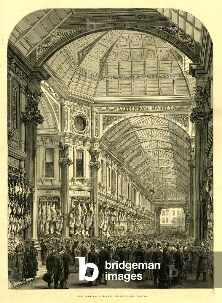 Leadenhall Market Magazine Plate, UK, 1880s