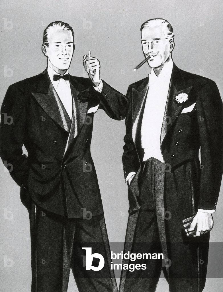 Simpsons Suits Magazine Advert (detail), UK, 1930s