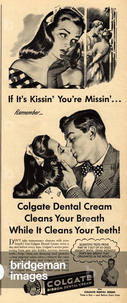 Colgate's Magazine, advert, USA, 1940s