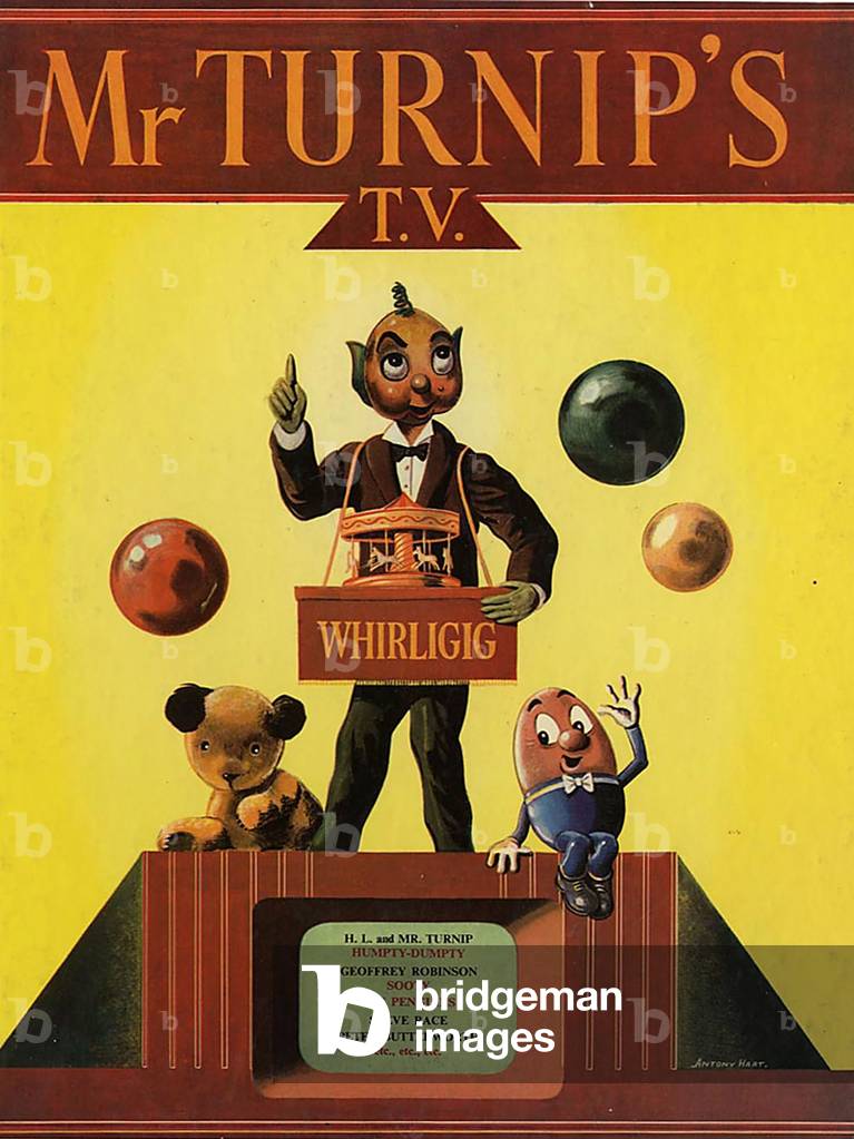 Mr Turnip's TV Magazine Advert, UK, 1950s
