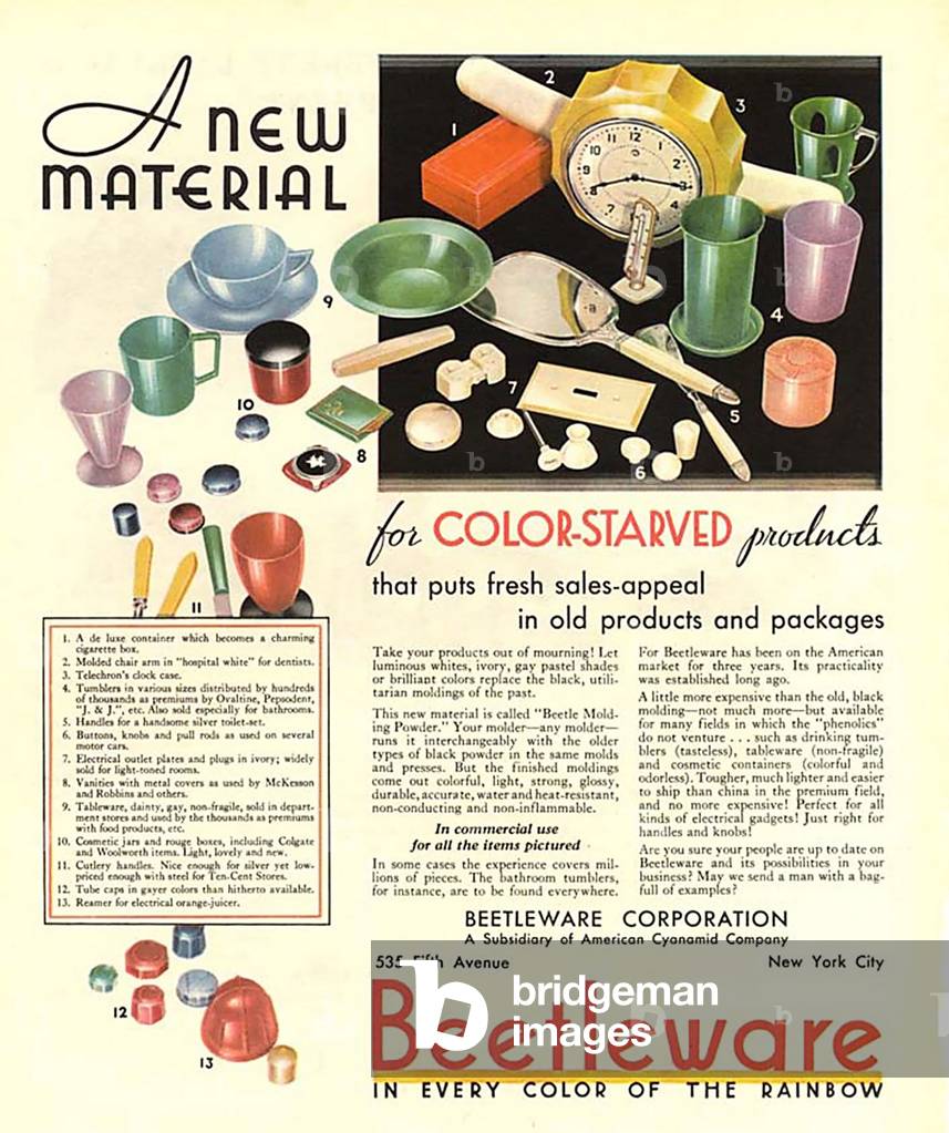 Beetleware Magazine Advert, USA, 1930s