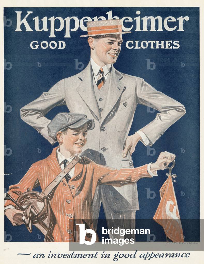 Kuppenheimer Magazine, advert, USA, 1920s