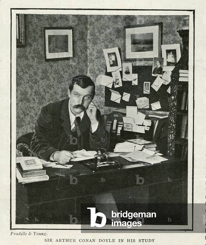 Sir Arthur Conan Doyle Magazine Plate, UK, 1900s