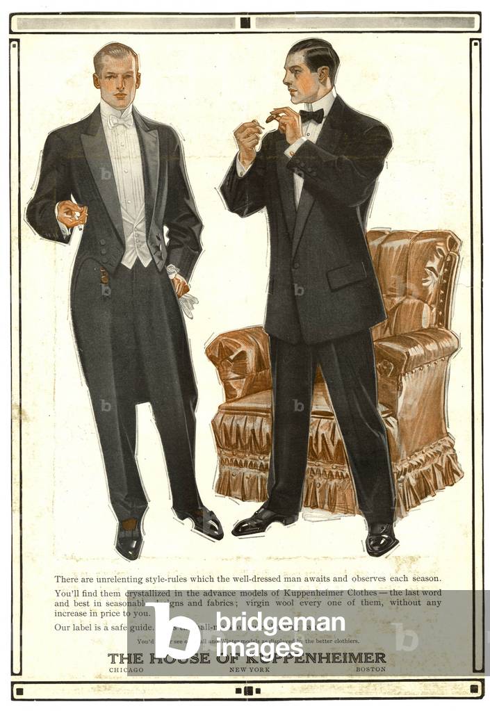 Kuppenheimer Magazine, advert, USA, 1910s