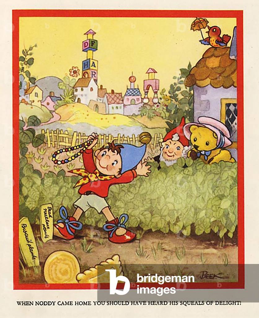 Noddy Book Plate, UK, 1950 (print)