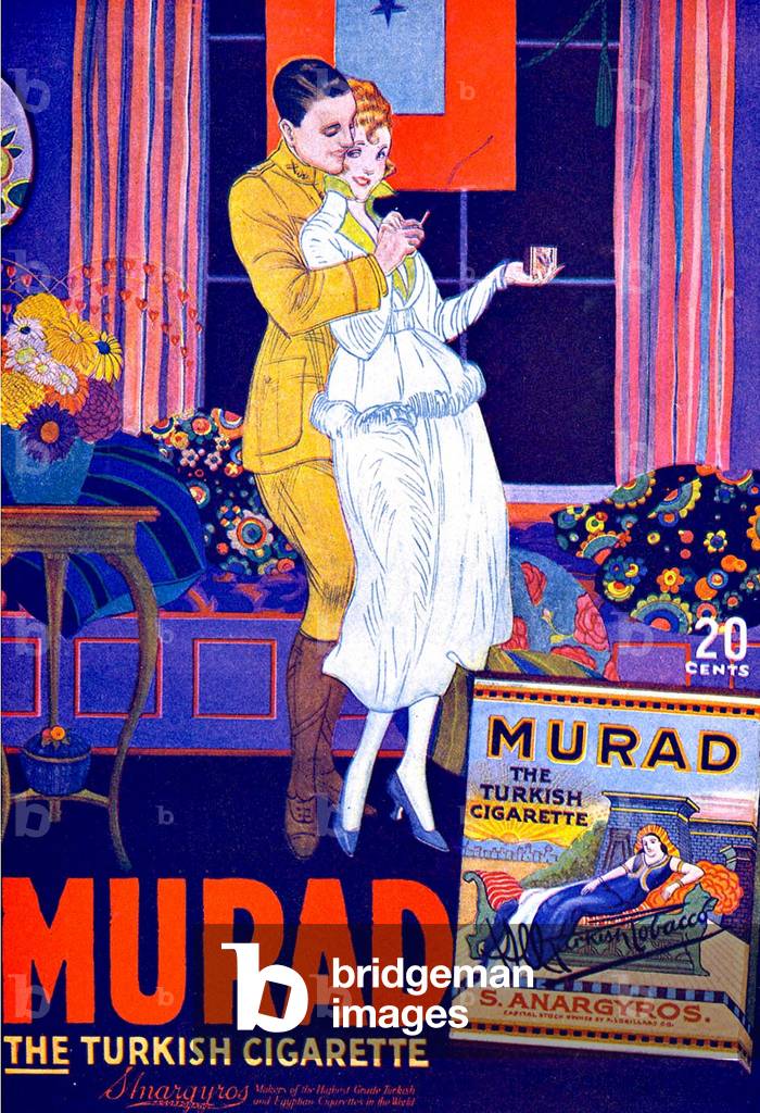 Murad Magazine Advert, USA, 1910s