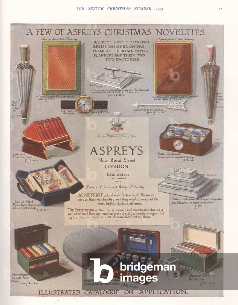 Asprey Magazine, advert, UK, 1920s